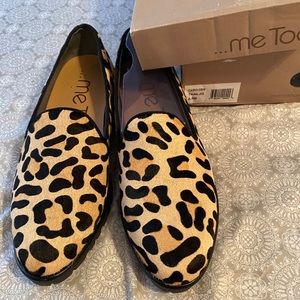 Leopard print flats